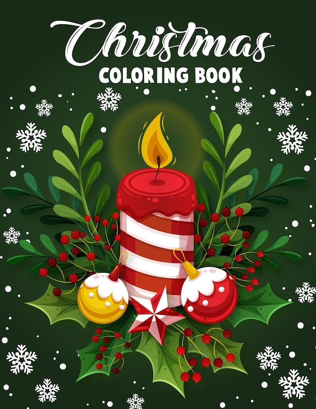 Front cover_Christmas coloring book.
