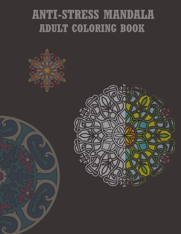 Front cover_Antistress Mandala Adult Coloring Book