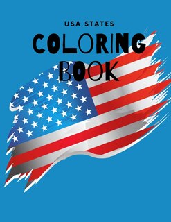 Front cover_USA States Coloring Book
