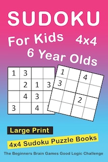 Front cover_Sudoku For 6 Year Olds