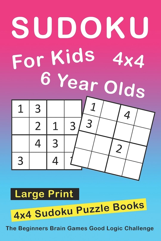 Front cover_Sudoku For 6 Year Olds