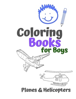 Couverture_Coloring Books for Boys Planes & Helicopters