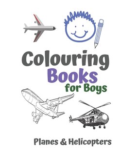 Front cover_Colouring Books for Boys Planes & Helicopters