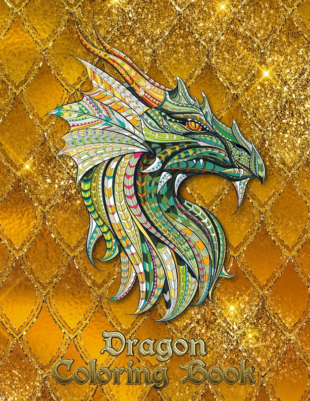 Front cover_Dragon Coloring Book