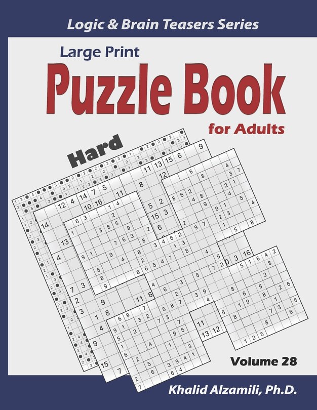 Large Print Puzzle Book for Adults 100 Hard Variety Puzzles (Samurai