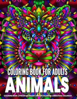Couverture_Coloring Book for Adults - Animals