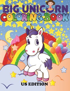 Front cover_The Big Unicorn Coloring Book