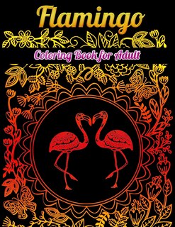 Front cover_Flamingo Coloring Book for Adults