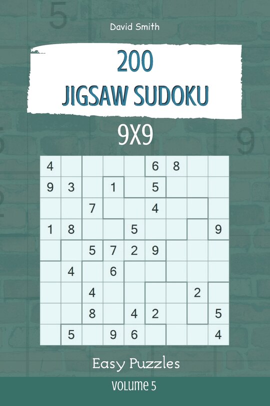 Couverture_Jigsaw Sudoku - 200 Easy Puzzles 9x9 vol.5