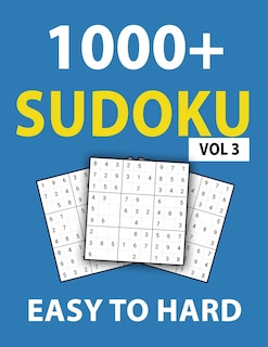 Front cover_1000+ Sudoku Easy To Hard Vol 3