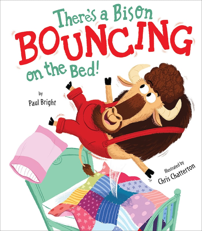 Front cover_There's A Bison Bouncing On The Bed!