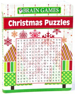Front cover_Brain Games Mini - Christmas Puzzles (Pocket Size / Stocking Stuffer)