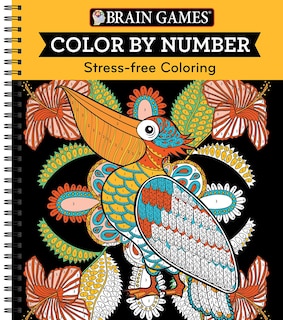 Couverture_Brain Games - Color by Number: Stress-Free Coloring (Orange)