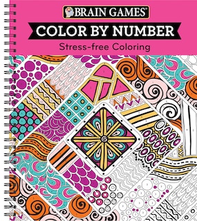 Couverture_Brain Games - Color by Number: Stress-Free Coloring (Pink)