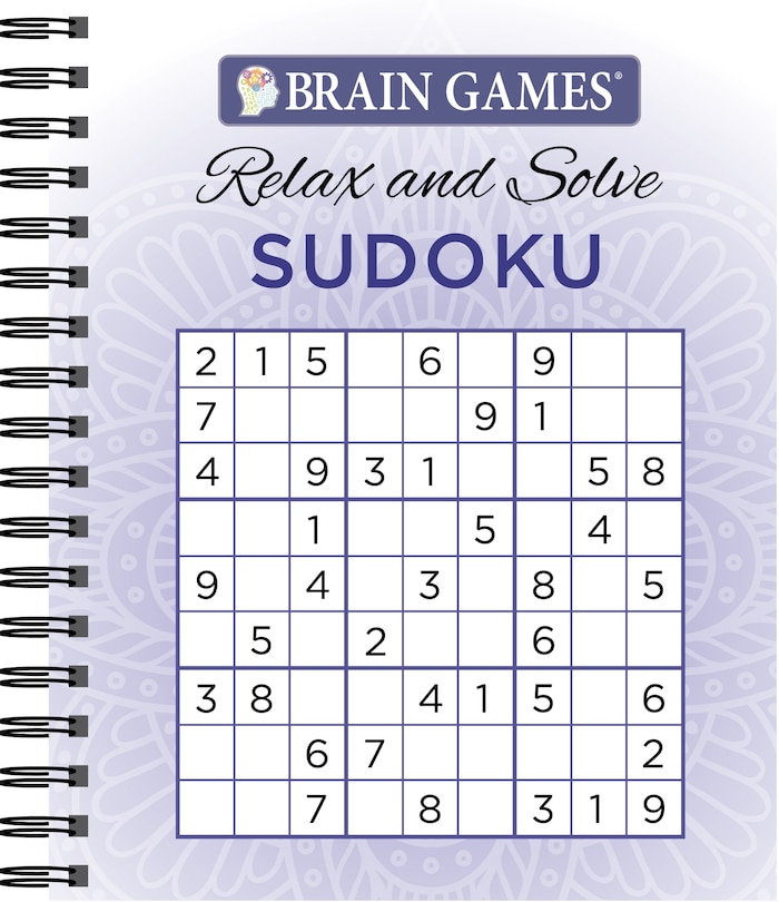 Front cover_Brain Games - Relax and Solve: Sudoku (Purple)