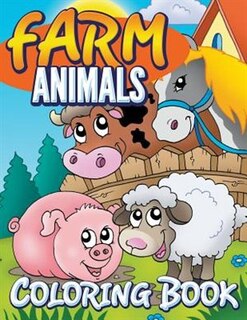 Front cover_Farm Animals Coloring Book
