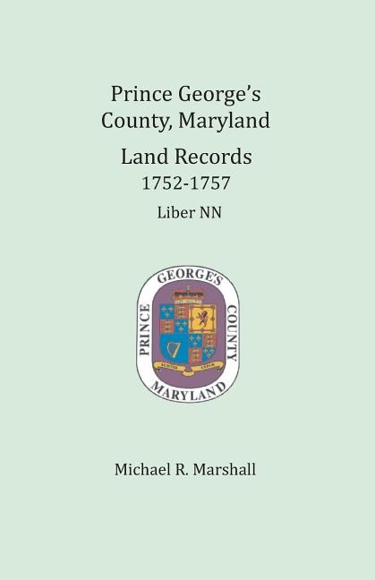 Couverture_Prince George's County, Maryland Land Records, 1752-1757