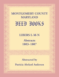 Front cover_Montgomery County, Maryland Deed Books