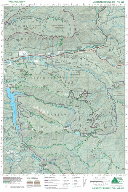 Front cover_Mckenzie Bridge, Or No. 620
