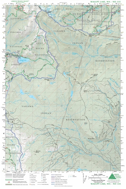 Front cover_Walupt Lake, Wa No. 335