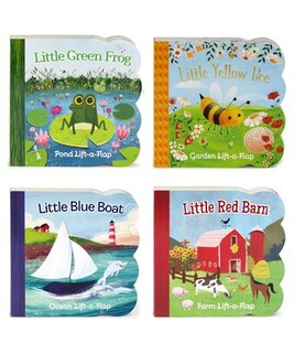 Front cover_Blue Boat, Green Frog, Red Barn, Yellow Bee 4 Pack