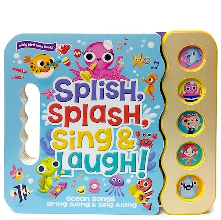 Splish Splash Sing And Laugh: Song Book Wood Module With Handle