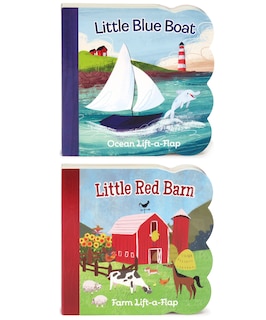 Front cover_Little Red Barn And Little Blue Boat 2 Pack