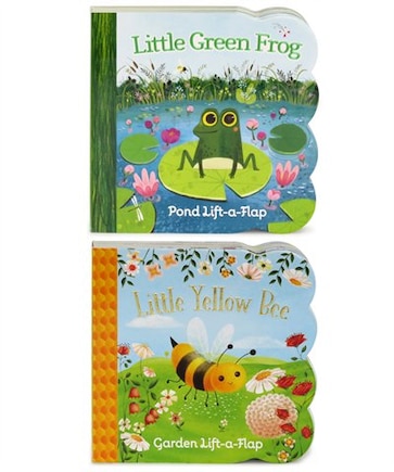 Yellow Bee And Green Frog 2 Pack: Chunky Lift A Flap Board Book 2 Pack