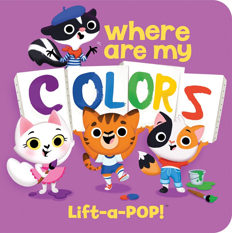 Where Are My Colors: Lift A Flap Pop Up Board Book