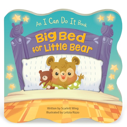 Big Bed For Little Bear: Shaped Board Book