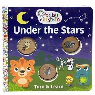 Under The Stars: Turn And Learn Wood Disc Board Book