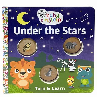 Under The Stars: Turn And Learn Wood Disc Board Book