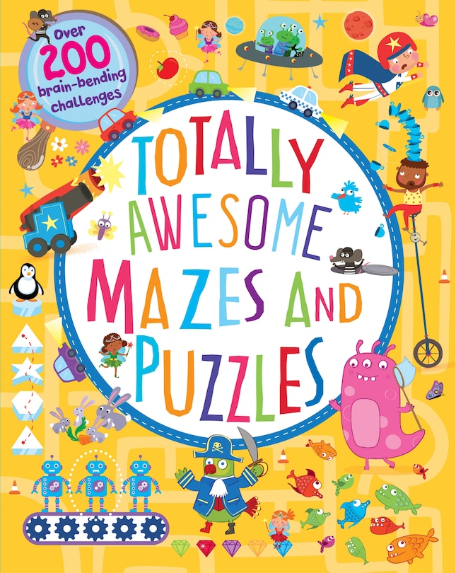 Front cover_Totally Awesome Mazes and Puzzles
