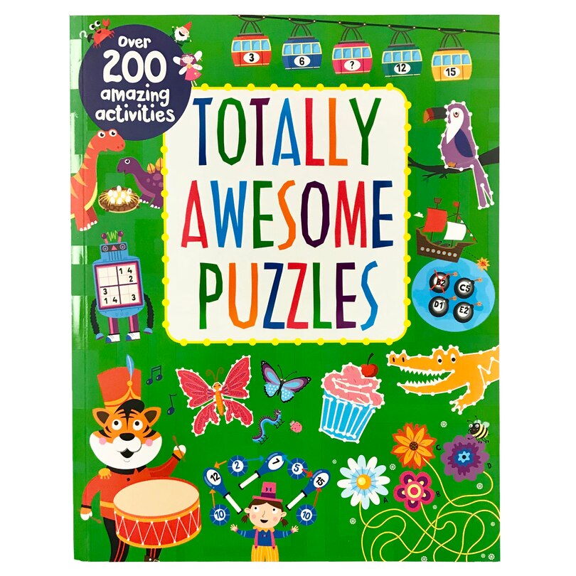 Front cover_Totally Awesome Super Puzzling Puzzles