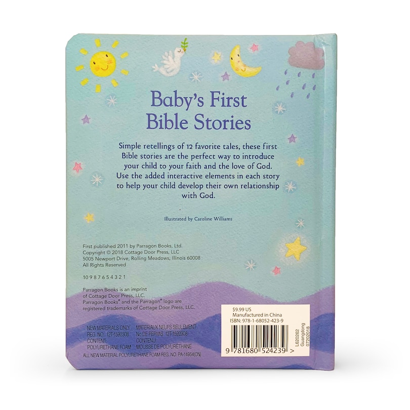 Couverture_Baby's First Bible Stories (Little Sunbeams)