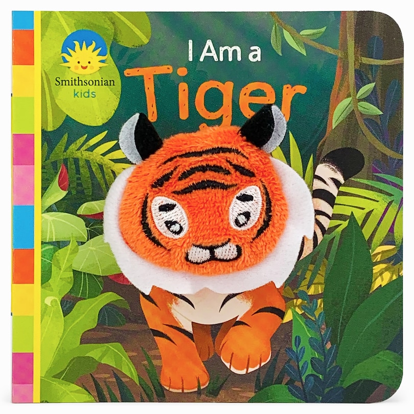 Front cover_Smithsonian Kids I Am a Tiger Puppet Book