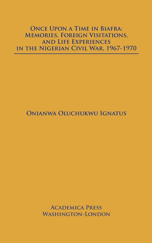 Front cover_Once Upon A Time In Biafra
