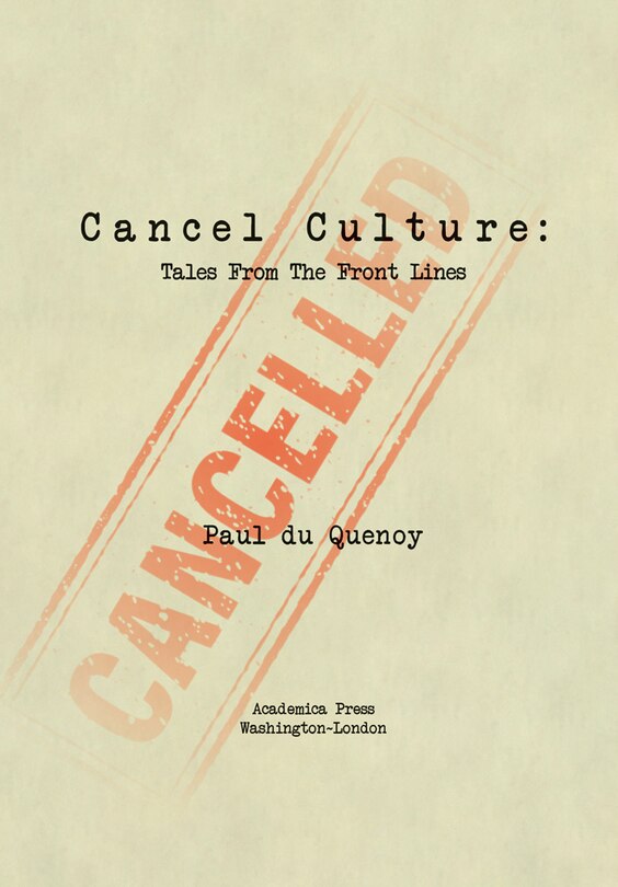 Front cover_Cancel Culture