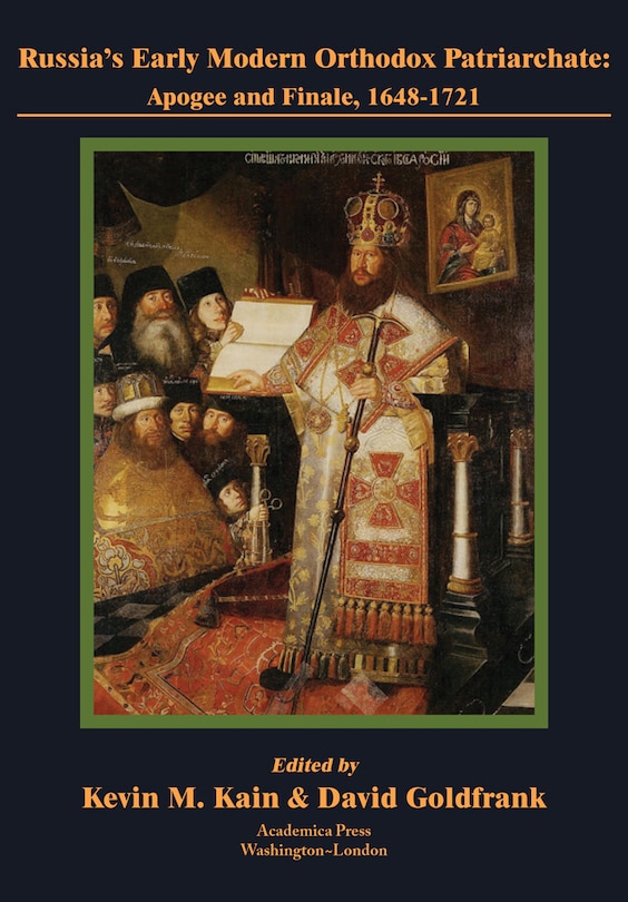 Front cover_Russia's Early Modern Orthodox Patriarchate