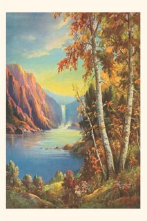 Couverture_Vintage Journal Trees by a Lake in Autumn