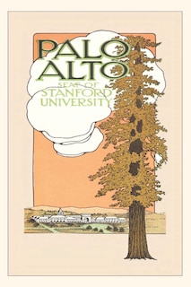 Front cover_Vintage Journal Palo Alto and Stanford University Travel Poster