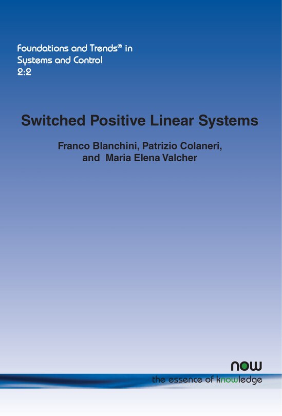 Front cover_Switched Positive Linear Systems