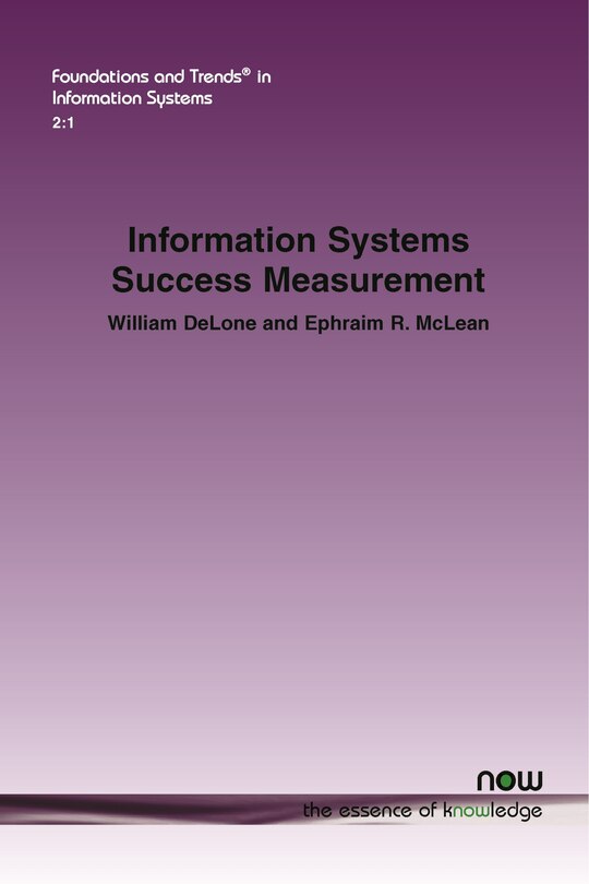Couverture_Information Systems Success Measurement