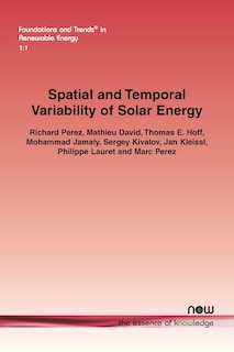 Front cover_Spatial and Temporal Variability of Solar Energy