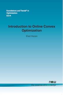 Front cover_Introduction to Online Convex Optimization