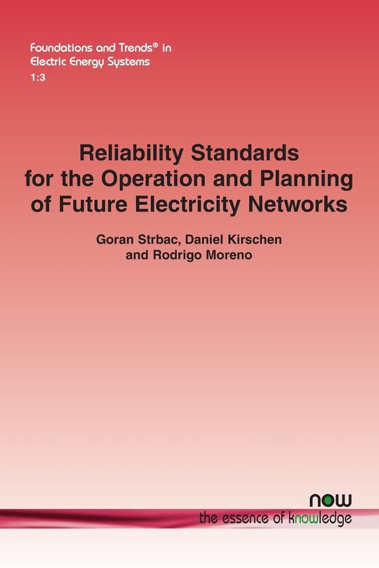 Front cover_Reliability Standards for the Operation and Planning of Future Electricity Networks