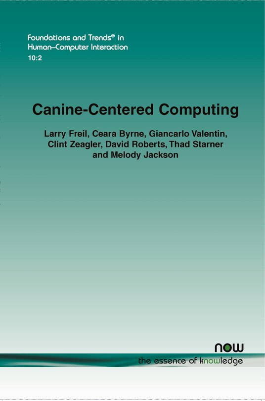 Front cover_Canine-Centered Computing