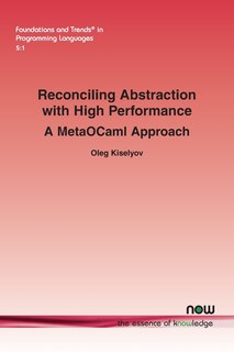 Front cover_Reconciling Abstraction with High Performance