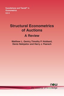 Couverture_Structural Econometrics of Auctions