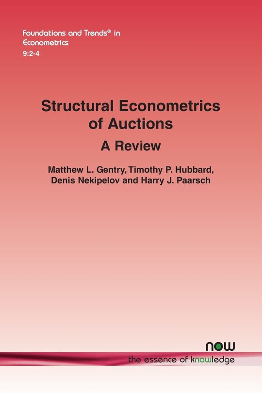 Couverture_Structural Econometrics of Auctions